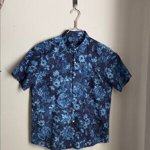 Bugatchi Navy Floral Men's Shirt